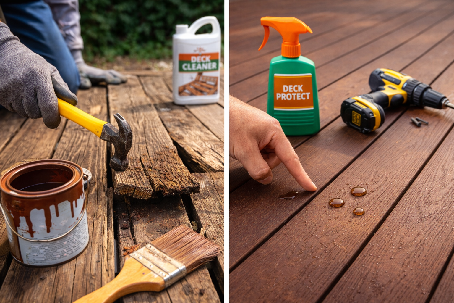 Deck maliyet hesabı yapılırken bakım ve dayanıklılık değerlendirmesi